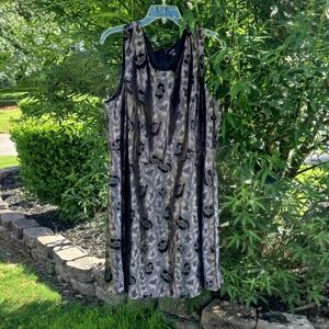 Apt. 9 Black and Grayish/Silver Dress NWT